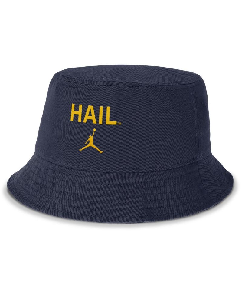 Men's Navy Michigan Wolverines Apex Primetime Bucket Hat