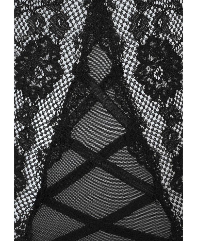 Women's Plunge Lace Underwire Everyday Comfort Lingerie Teddy