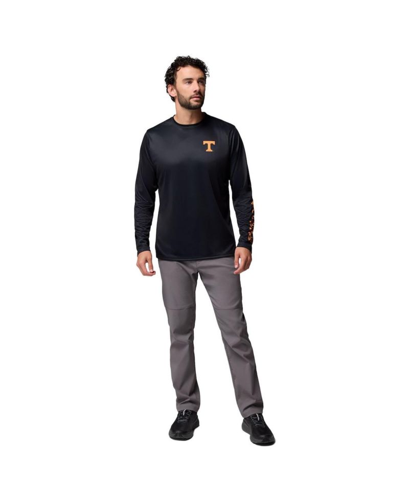 Men's Black Tennessee Volunteers PHG Terminal Shot 3-Hit Long Sleeve T-Shirt