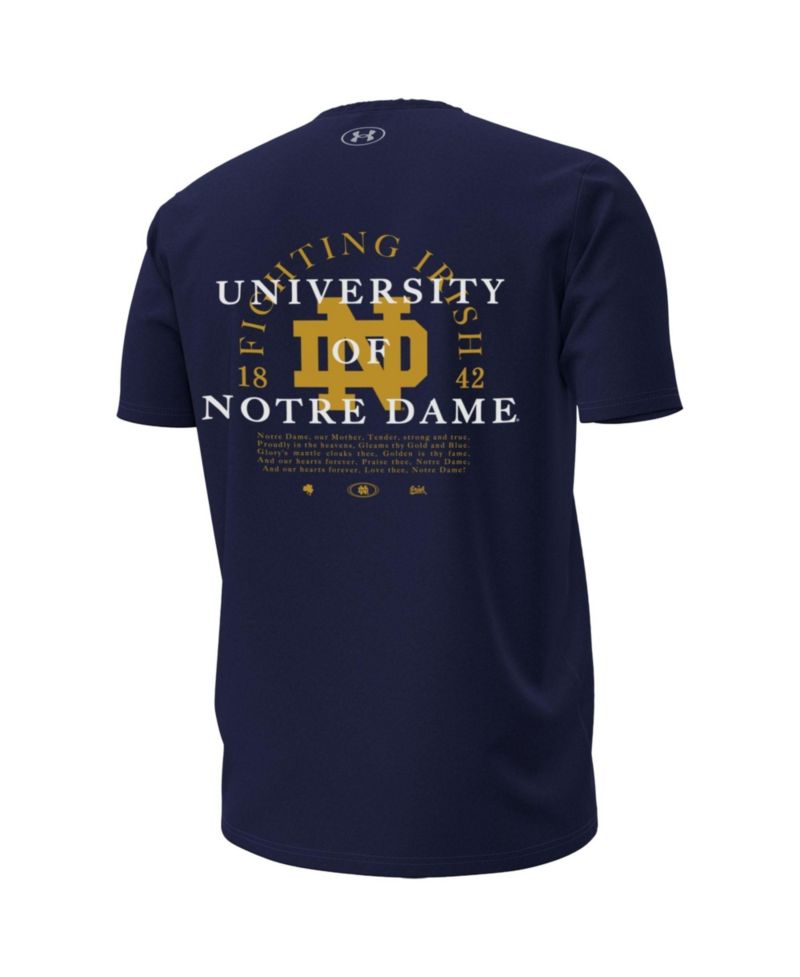 Men's Notre Dame Fighting Irish 2026 Sideline Screen-Print Graphic Relaxed-Fit T-Shirt