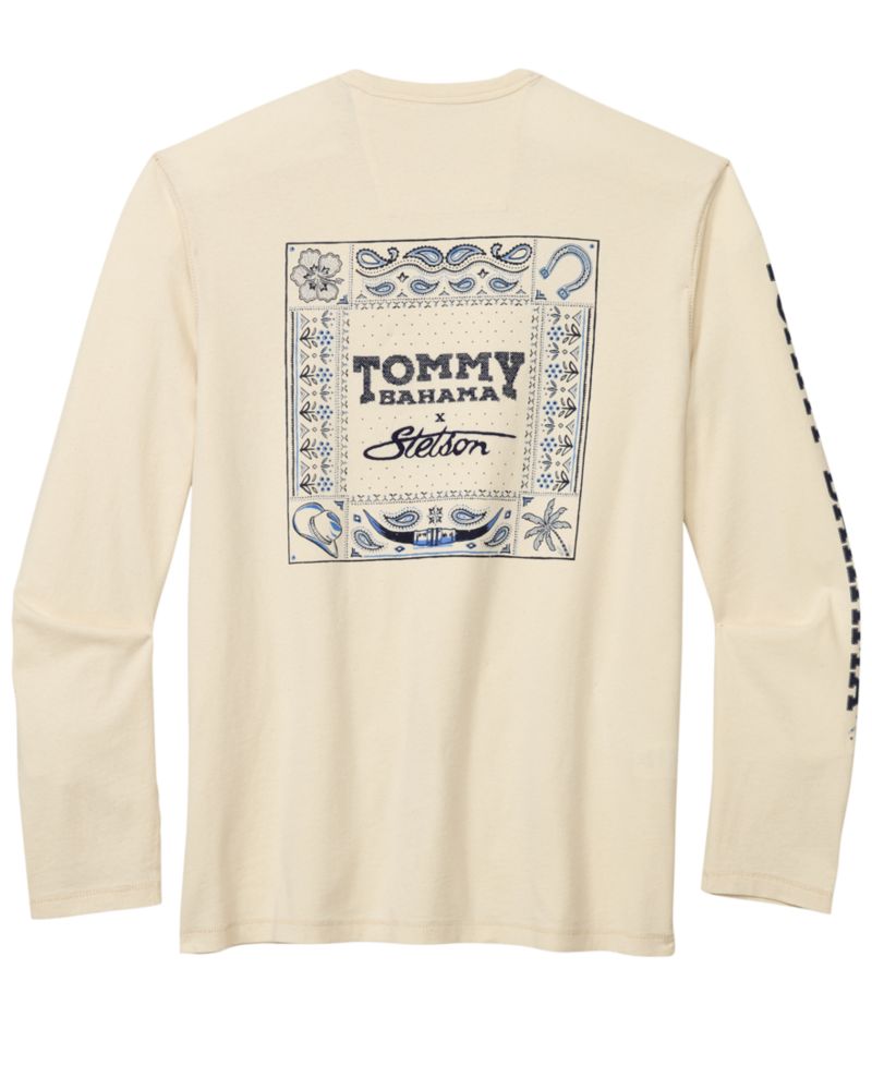 Men's Bandana Sands Long-Sleeve Western Graphic T-Shirt