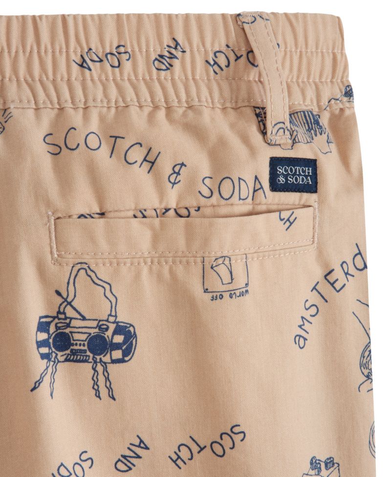 Big Boys Printed Half Panama Shorts