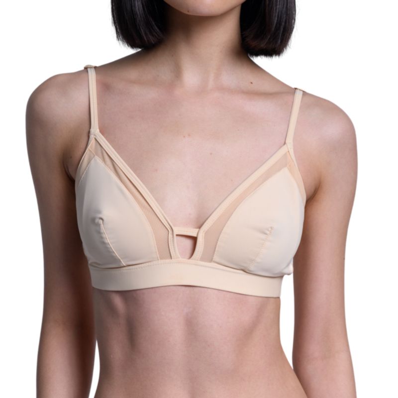 Plus Size Nude Shade Wireless Comfort Full Coverage Bralette