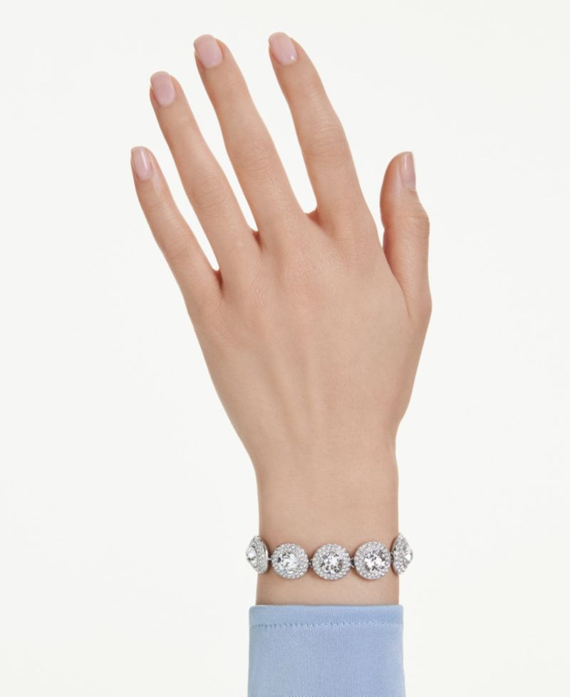Swaroski Una Angelic Rhodium Plated Bracelet