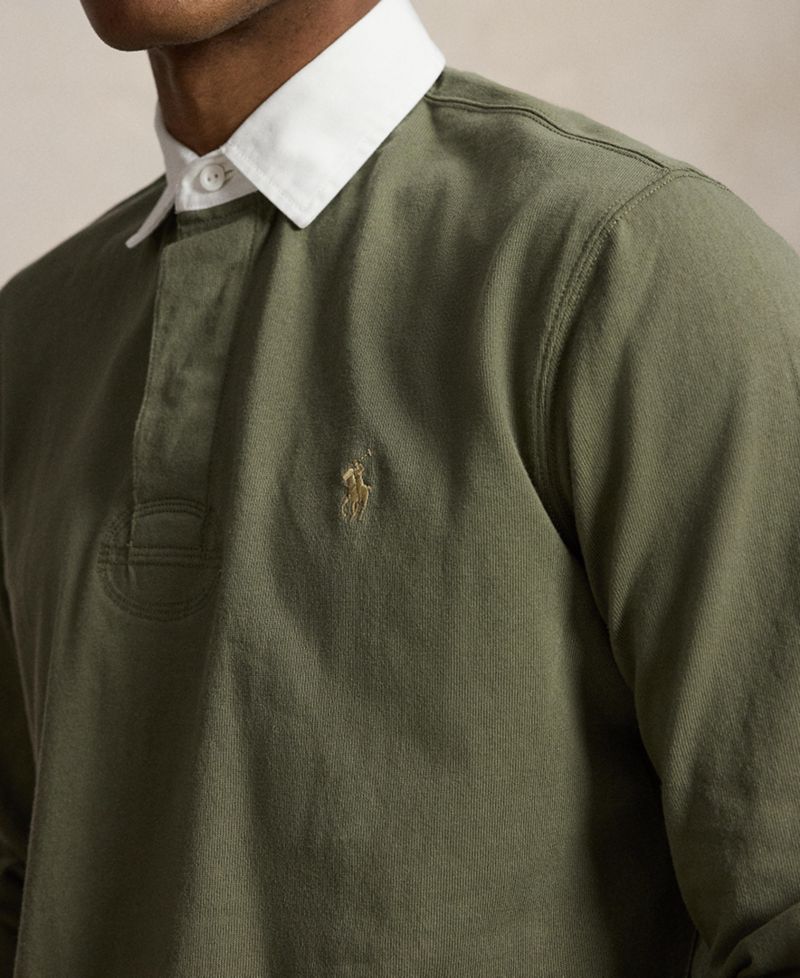 Men's The Iconic Rugby Collar Polo Shirt