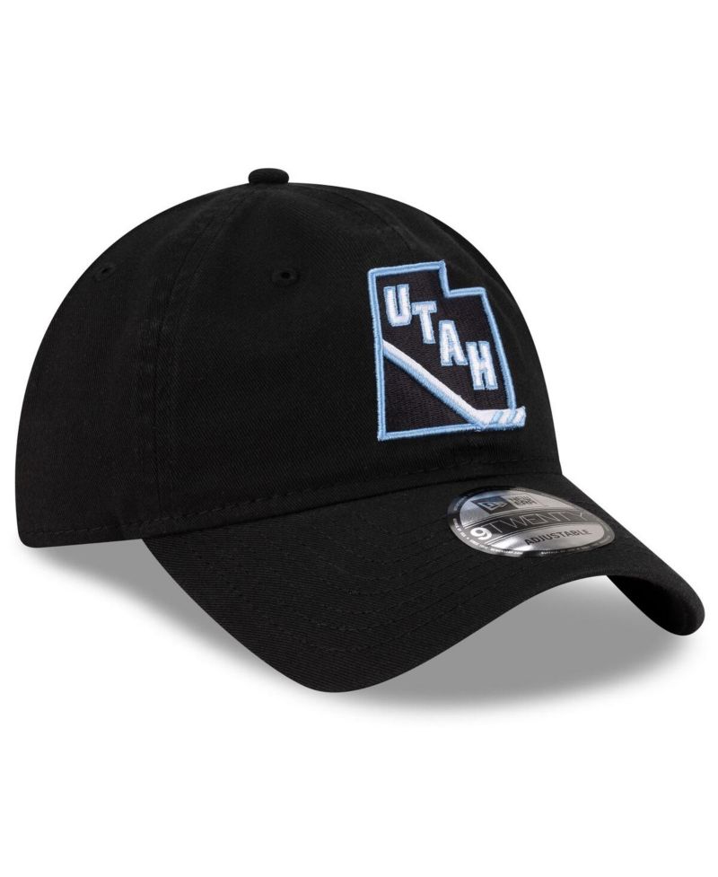 Men's Black Utah Mammoth 9TWENTY Adjustable Hat