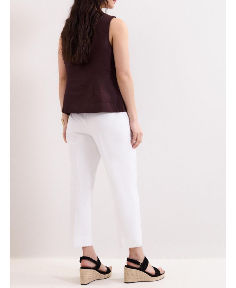 Women's Miah Cropped Tailored Cigarette Trousers
