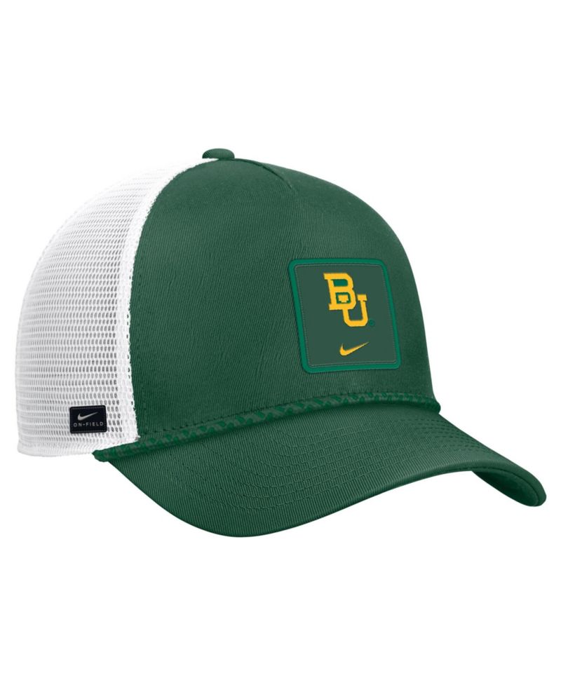 Men's Green Baylor Bears 2026 On-Field Rope Adjustable Trucker Hat