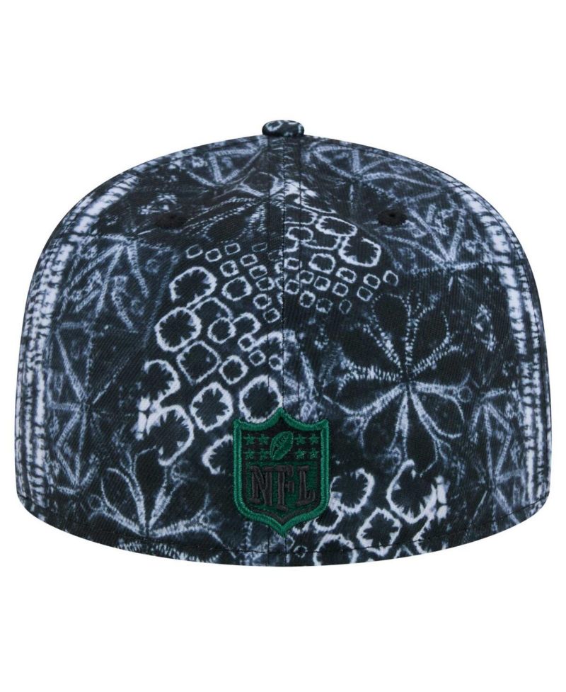 Men's Black New York Jets Shibori 59Fifty Fitted Hat