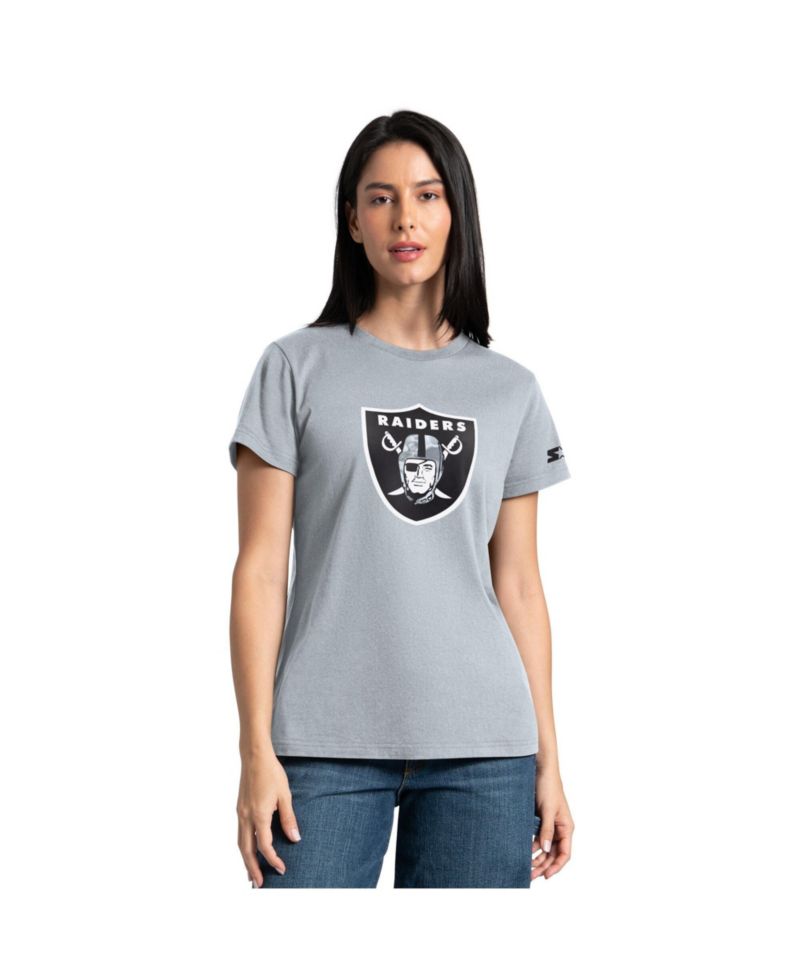Women's Silver/Black Las Vegas Raiders Hoodie & T-Shirt Combo Pack