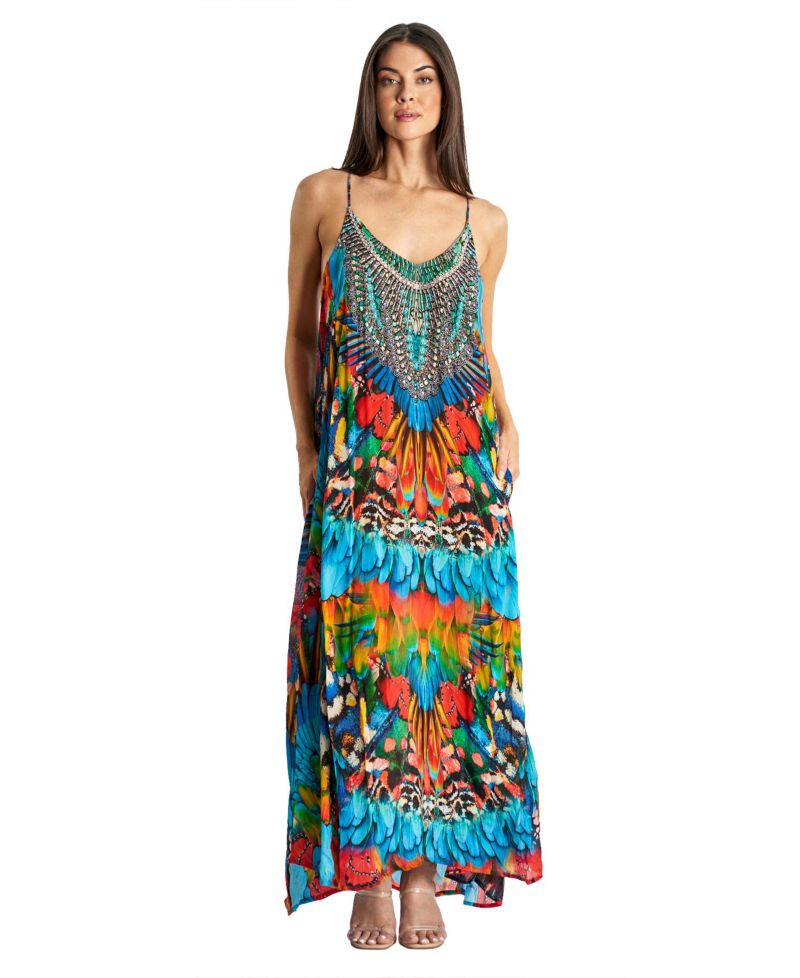 Women's Scoop neck t- back maxi dress