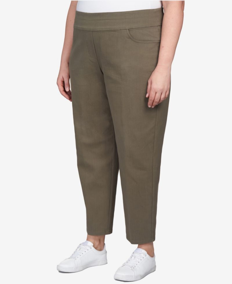Plus Size Super Stretch Short Length Pants