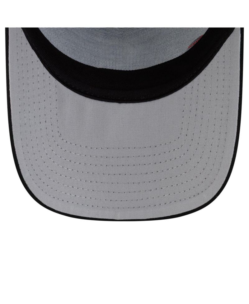 Men's Black Seattle Mariners Side Script 9FORTY A-Frame Trucker Adjustable Hat
