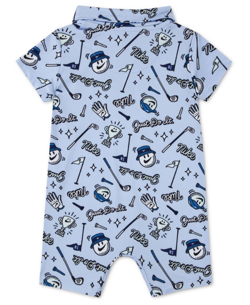 Baby Boys' Polo Golf Print Romper