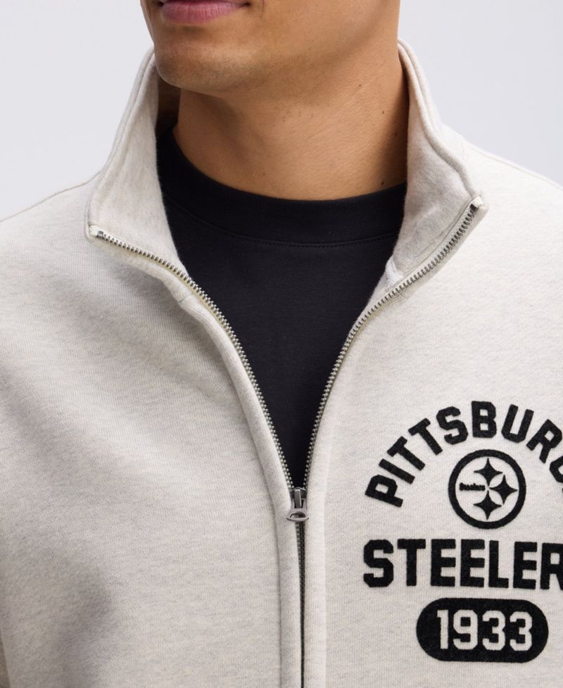 Men's Pittsburgh Steelers IconicFleece Full-Zip Jacket