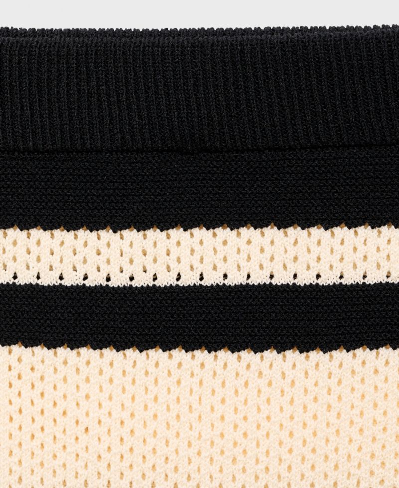 Women's Stripes Knitted Midi Skirt