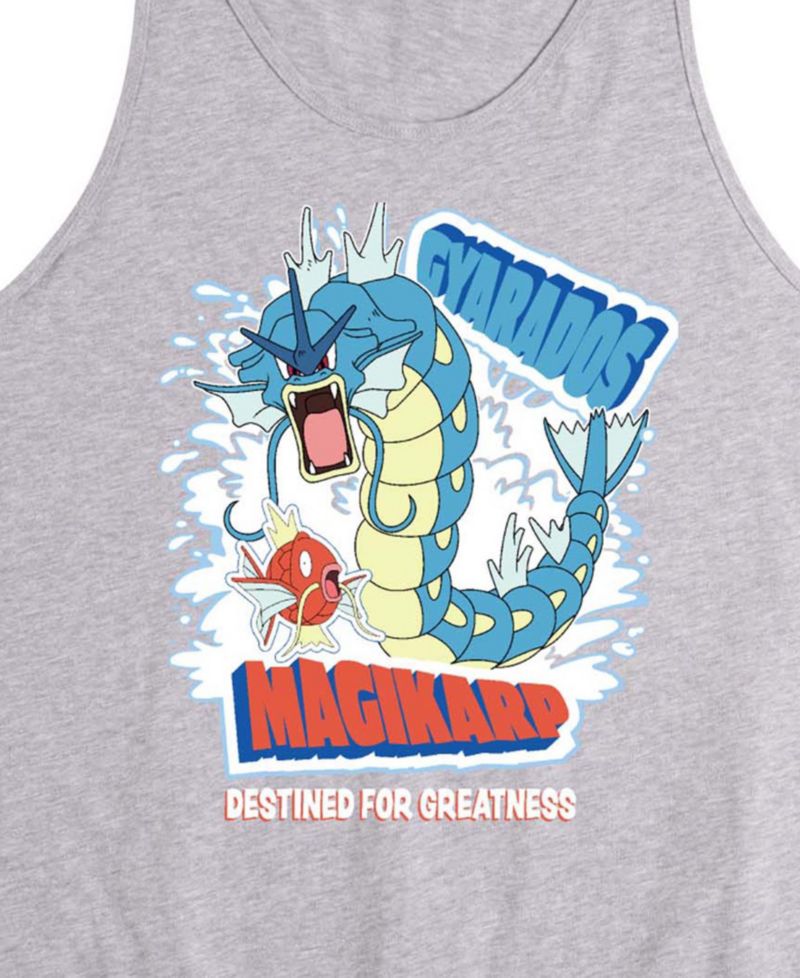 Men's Pokemon Magikarp Gyrados Graphic Tank Top
