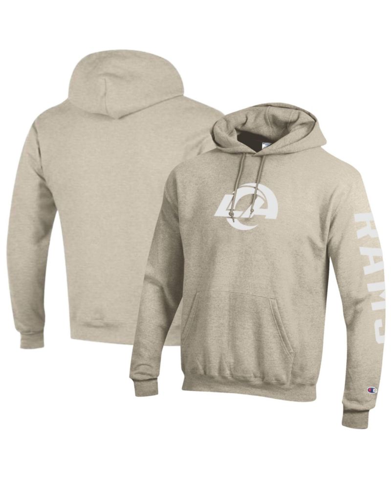 Men's Los Angeles Rams Powerblend Long-Sleeve Brushed-Interior Hoodie