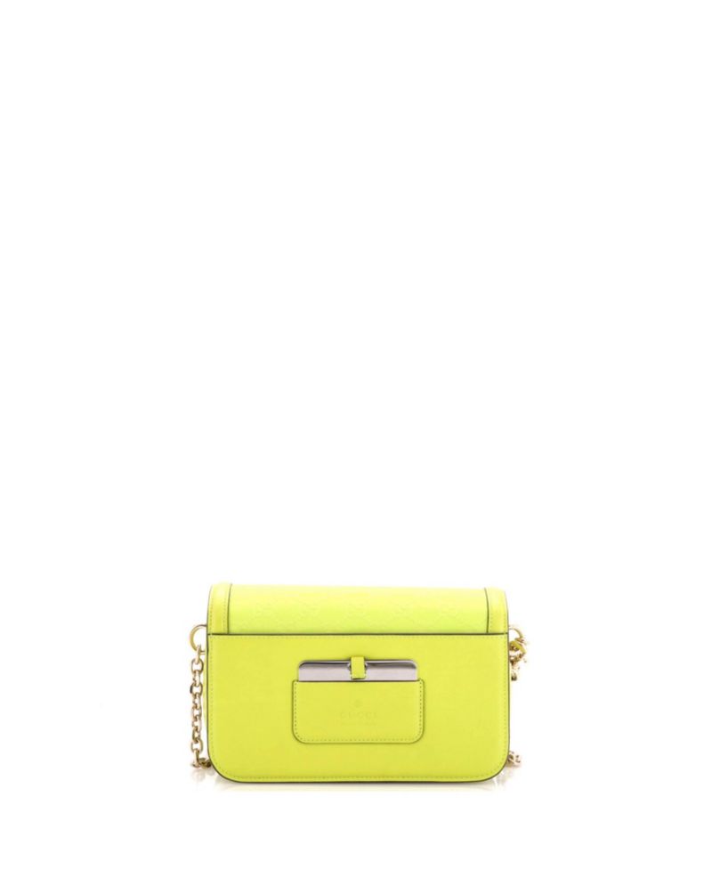 Small Go Shoulder Bag GG Canvas with Leather