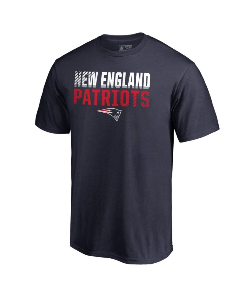 Men's New England Patriots Iconic Collection Crewneck Short-Sleeve T-Shirt