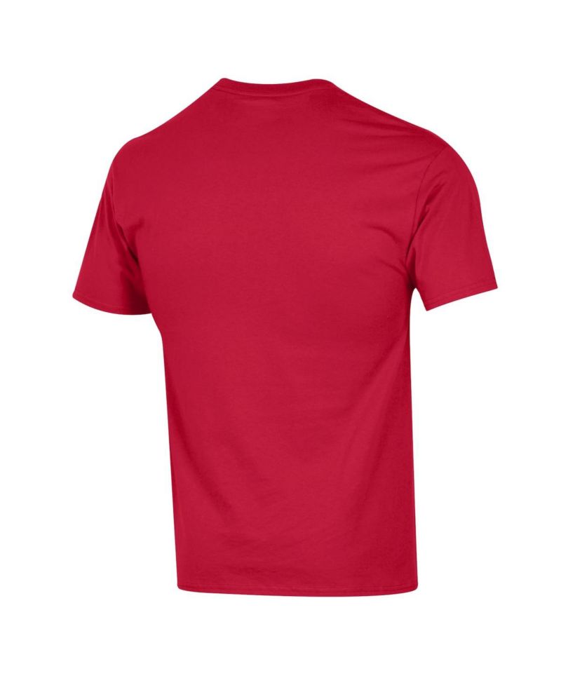 Men's Red Georgia Bulldogs Arch Over Logo T-Shirt