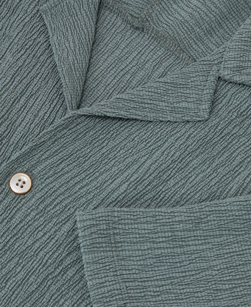 Men's Knox Textured Raglan Cuban Shirt