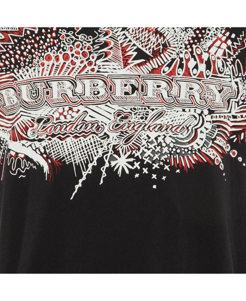 Women's Graffiti Logo Graphic Cotton T-Shirt
