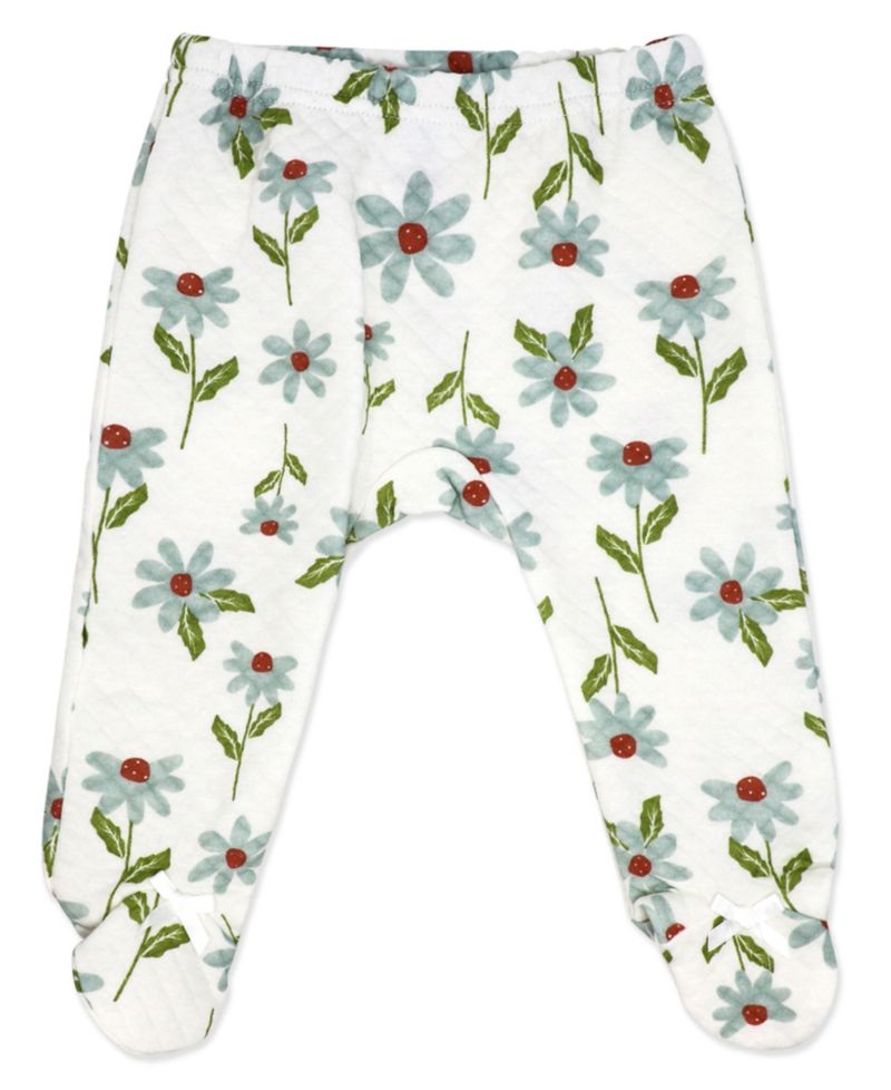 Baby Girls' Long-Sleeve Top, Pant and Cap, 3-Piece Set