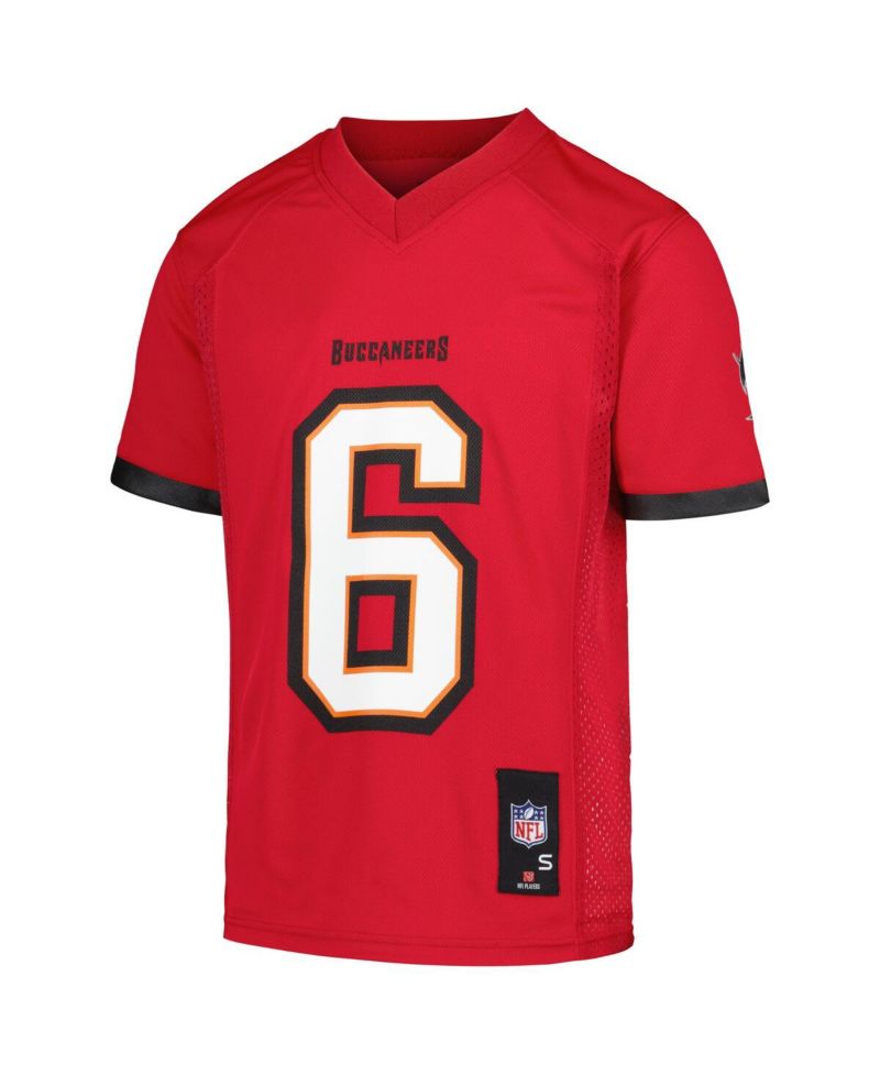 Big Boys and Girls Baker Mayfield Red Tampa Bay Buccaneers Replica Player Jersey