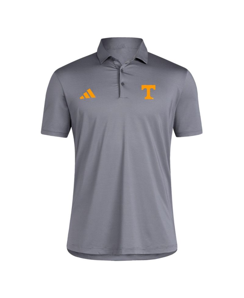 Men's Gray Tennessee Volunteers Ultimate 365 Stripe Polo Shirt