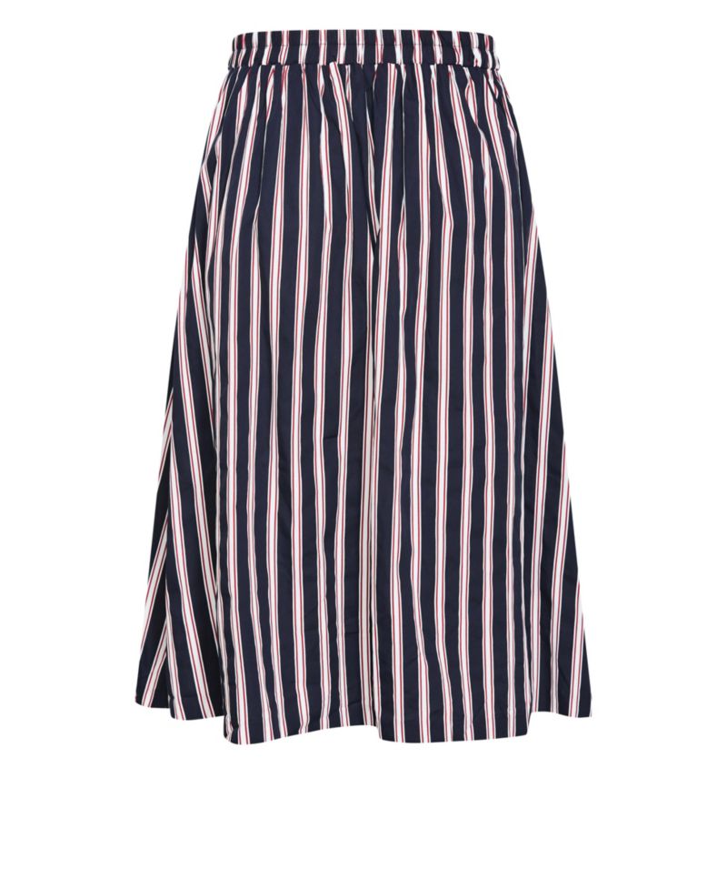 Women's Holiday Bloom Print Midi Skirt