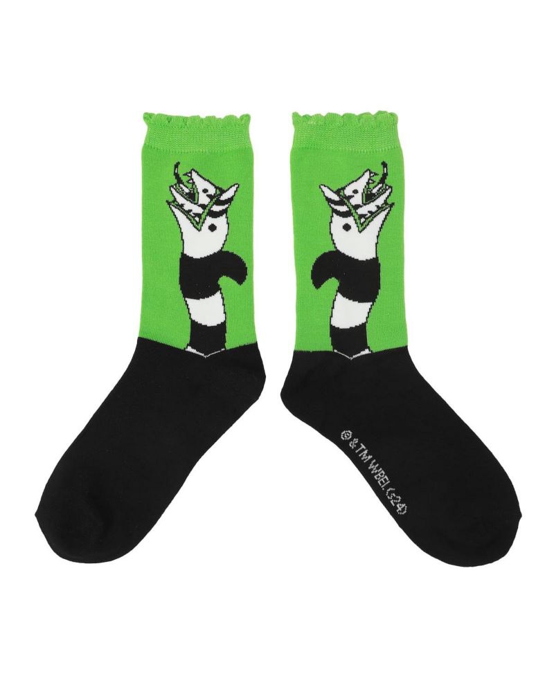 Women's Chibi Character Art 5-Pair Casual Crew Socks
