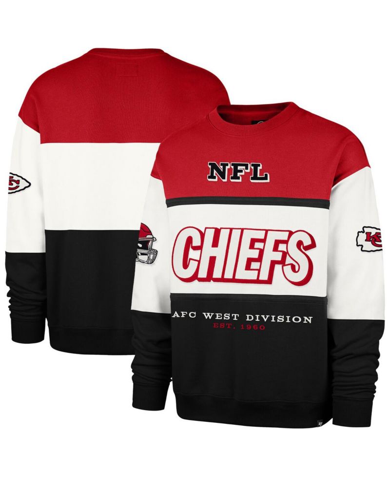 Men's Red/Black Kansas City Chiefs Breeze Maximalist Sweatshirt