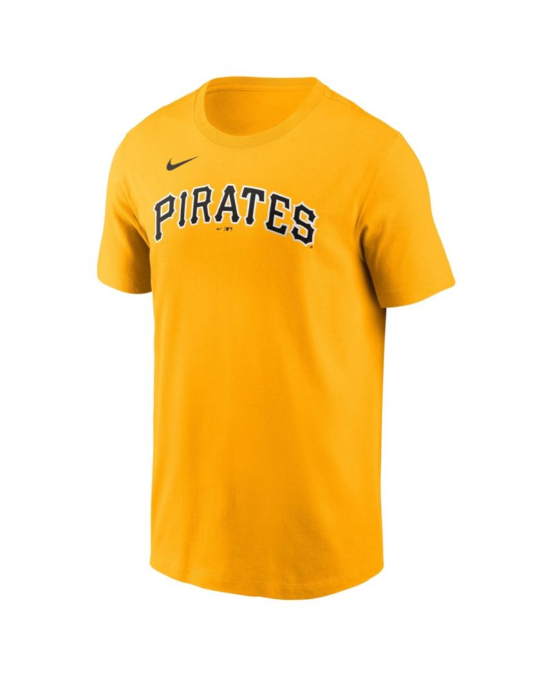 Men's Paul Skenes Gold Pittsburgh Pirates Name & Number T-Shirt