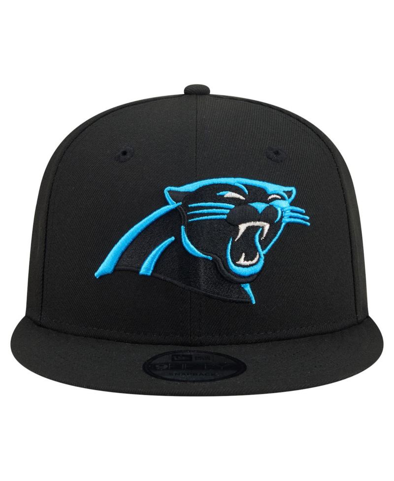 Men's Black Carolina Panthers 9FIFTY Snapback Hat