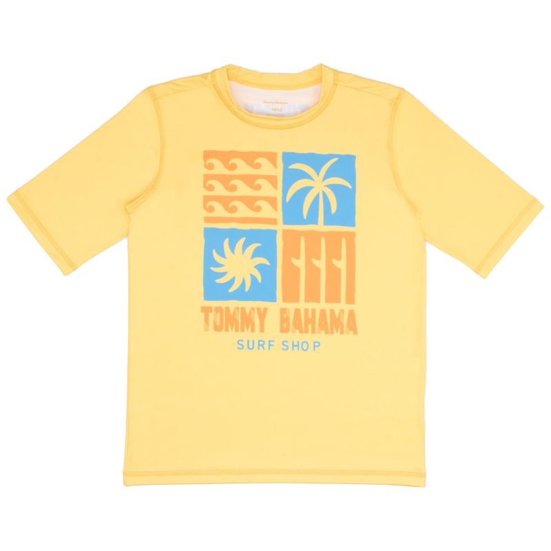Big Boys Rash Guard and Swim Trunks 2-Piece Swimsuit Set