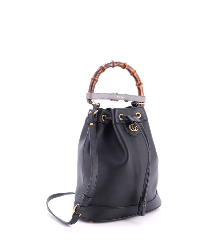 Small Diana Bucket Bag Leather