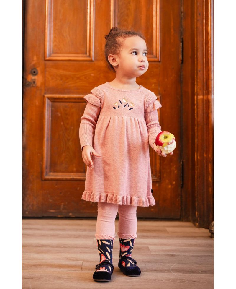 Little and Big Girl(6-8) Knitted Dress
