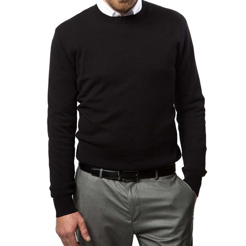 Men's Winter Crew Lightweight Pullover Sweater