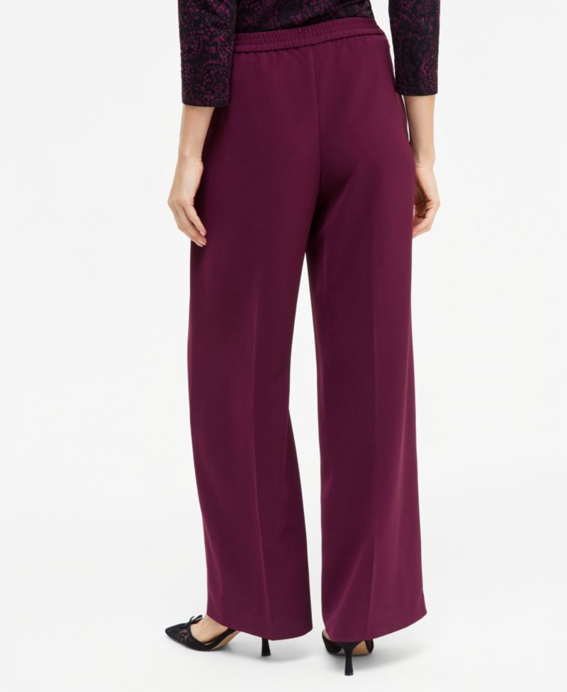 Women's High-Rise Wide-Leg Pull-On Pants