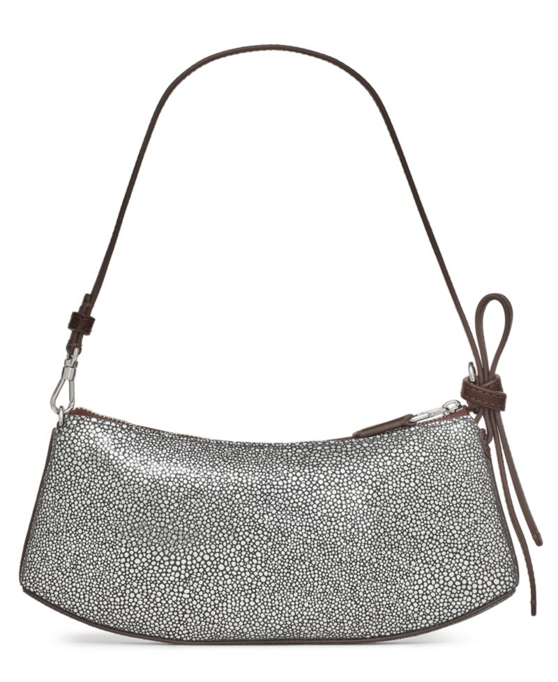 Loop Metallic Dot Printed Small Pochette Bag