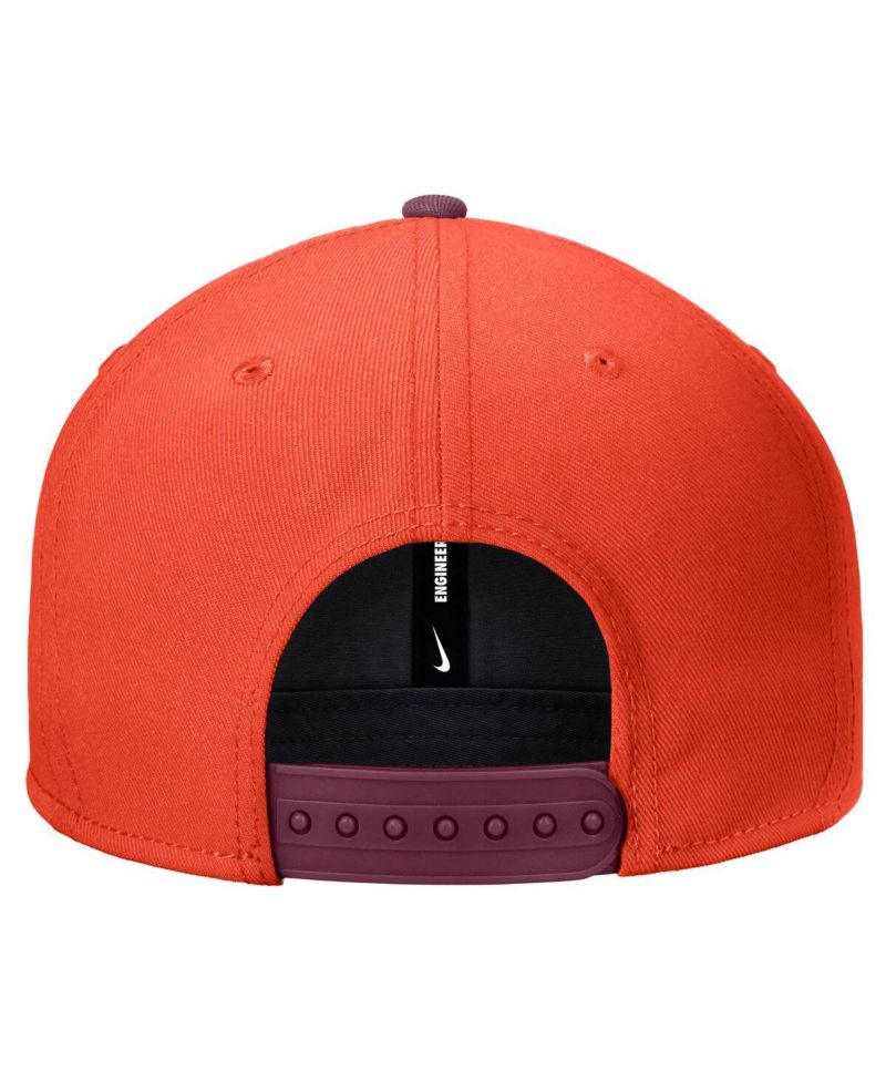 Men's Orange Virginia Tech Hokies Vintage Script Pro Dri-FIT Snapback Hat