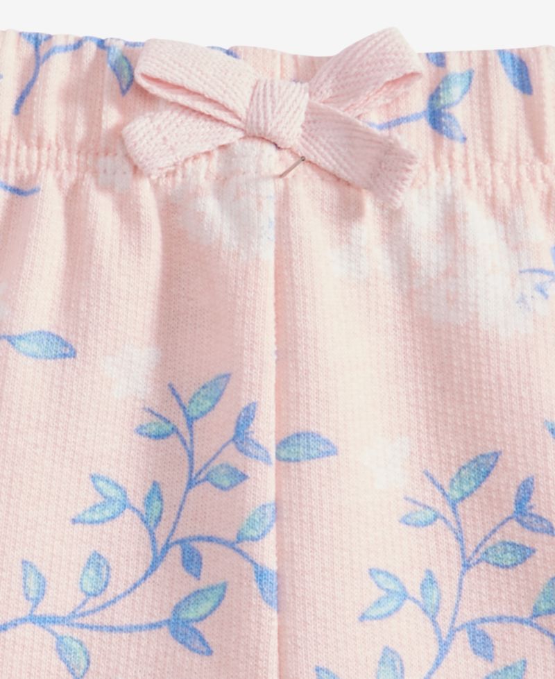 Baby Girls' 3M-24M Mix and Match French Terry Countryside Floral-Print Shorts