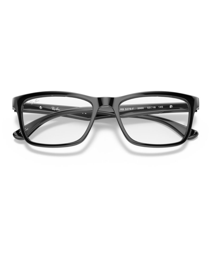 Unisex Square Plastic RB5279F RB5279 Optics Eyeglasses