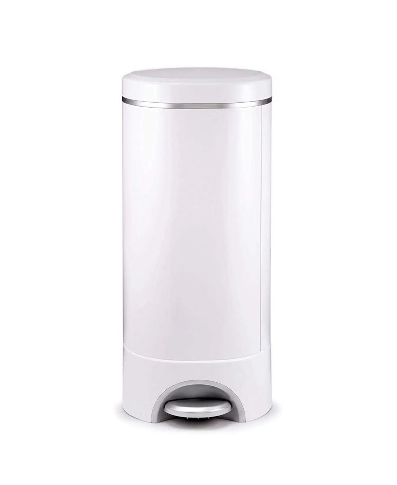 Baby Step Diaper Pail Powered by Arm & Hammer, White