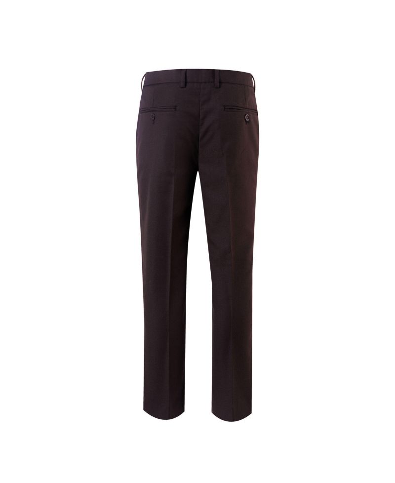 Big Boys Brown Slim Fit Dress Pants