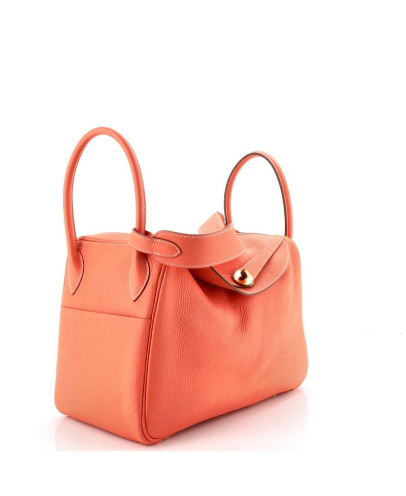 Pre-Owned Herm&eacute;s 34 Lindy Leather Shoulder Bag