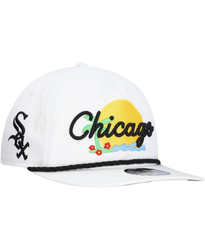 Men's White Chicago White Sox Paradise Golfer Adjustable Hat
