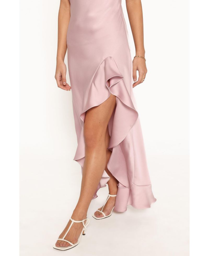 Women's Brialyn Sleeveless Asymmetric-Ruffle Maxi Dress
