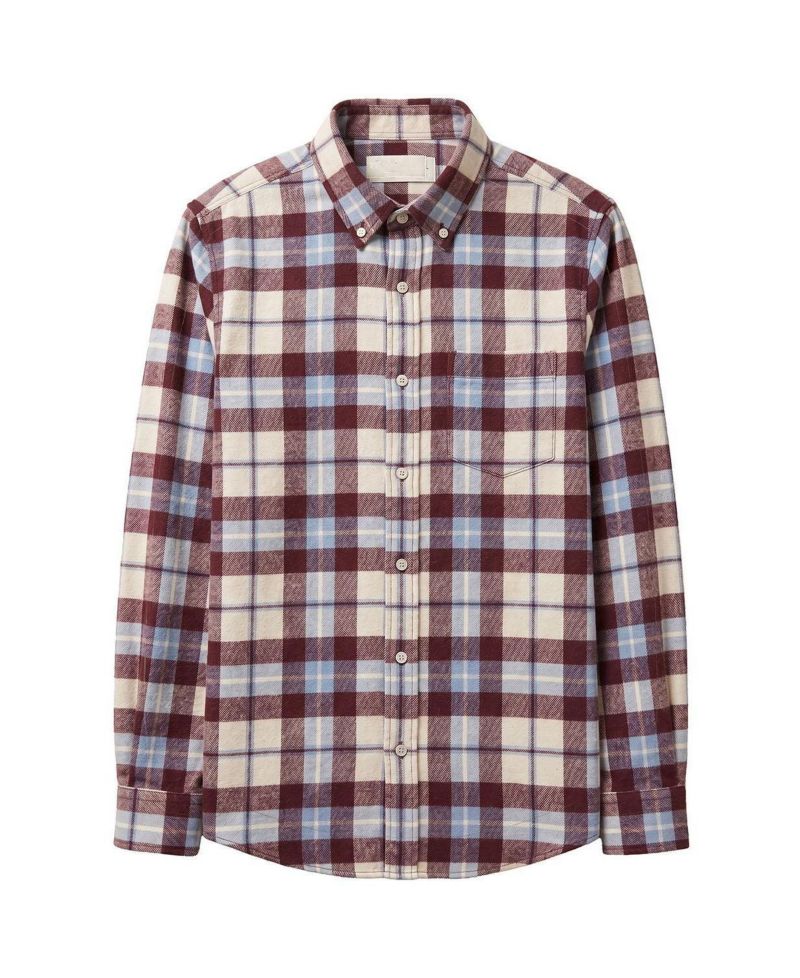 Little Boys 5-7 Organic Long Sleeve Flannel Shirt